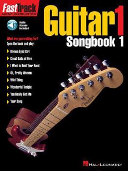 Paperback Fasttrack Guitar Songbook 1 - Level 1 Book/Online Audio Book