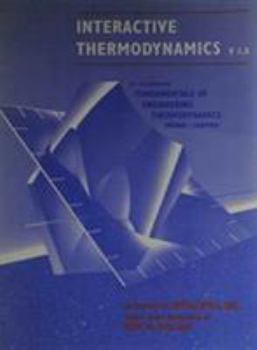 Paperback Interactive Thermodynamics V1.5 with User's Manual Book