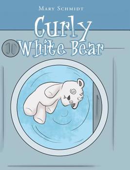 Hardcover Curly White Bear Book