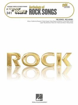 Paperback Anthology of Rock Songs - Gold Edition: E-Z Play Today Volume 341 Book
