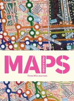 Paperback Paula Scher Maps New York/Paris/London: Three Mini Journals Book