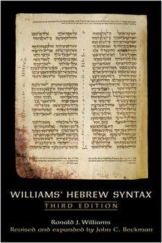 Paperback Williams' Hebrew Syntax, Third Edition Book