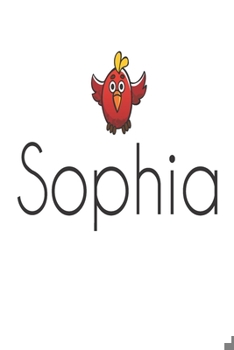 Paperback Sophia: 6x9 College Ruled Line Paper 150 Pages Book