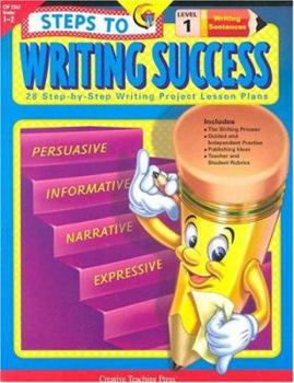 Paperback Steps to Writing Success: 28 Step-By-Step Writing Project Lesson Plans: Level 1 Book