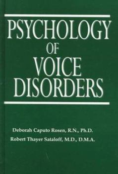 Hardcover Psychology of Voice Disorders Book