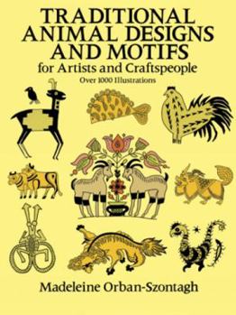 Paperback Traditional Animal Designs and Motifs Book