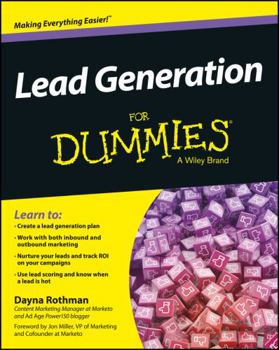 Paperback Lead Generation For Dummies Book