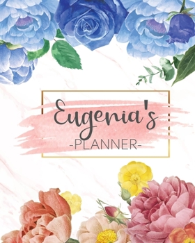Eugenia's Planner: Monthly Planner 3 Years January - December 2020-2022 | Monthly View | Calendar Views Floral Cover - Sunday start