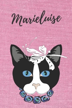 personalisiertes Notizbuch Katze / Notizheft / Journal / Malbuch / Tagebuch / Kritzelbuch / DIN A5 / Geschenk Marieluise: individuelles ... Geschenk für Frauen. (German Edition)