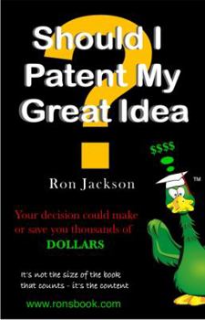 Paperback Should I Patent My Great Idea? Book