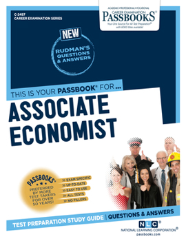 Paperback Associate Economist (C-2497): Passbooks Study Guide Volume 2497 Book