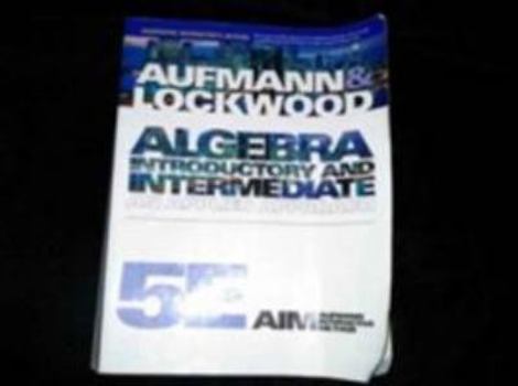 Paperback Aie Alg Intro Intermed 5e Book