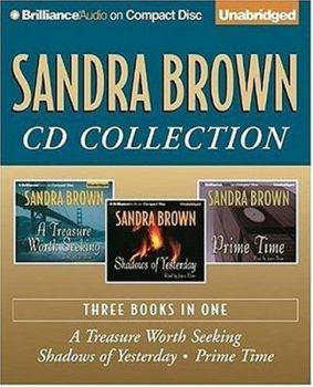 Audio CD Sandra Brown CD Collection: A Treasure Worth Seeking, Shadows of Yesterday, Prime Time Book