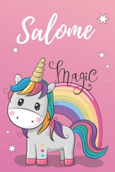 personalisiertes Notizbuch Einhorn / Notizheft / Malbuch /  Kritzelbuch / Tagebuch / Journal / DIN A5 / Geschenke Salome: individuelles ... Geschenk für Frauen. (German Edition)