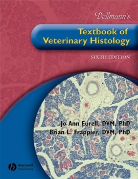 Hardcover Dellmann's Textbook of Veterinary Histology, with CD Book