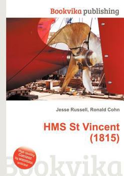Paperback HMS St Vincent (1815) Book