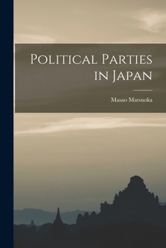 Paperback Political Parties in Japan Book