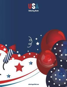 Paperback USA Coloring Book 1 Book