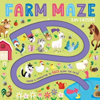 Board book Farm Maze Adventure: Maze Book for Kids Book