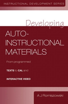 Paperback Developing Auto-Instructional Materials Book