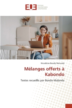 Paperback Mélanges offerts à Kabondo [French] Book