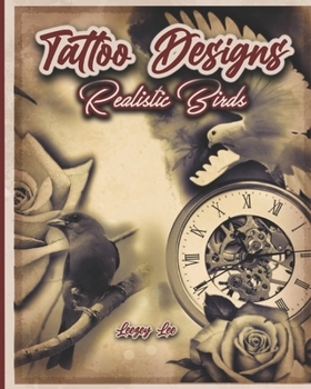 Paperback Tattoo Designs Realistic Birds Book