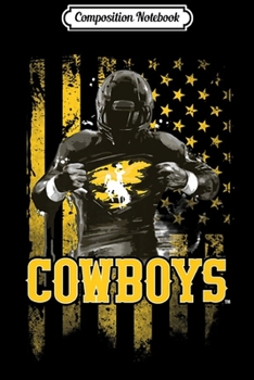 Composition Notebook: Wyoming Cowboys Player Flag - Apparel Journal/Notebook Blank Lined Ruled 6x9 100 Pages