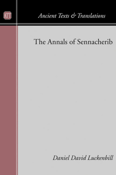 Paperback The Annals of Sennacherib Book