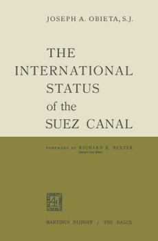 Paperback The International Status of the Suez Canal Book