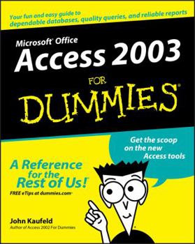 Paperback Access 2003 for Dummies Book