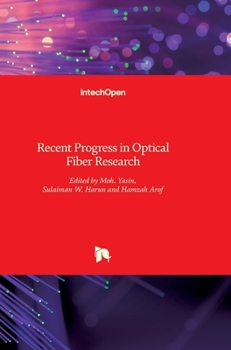 Hardcover Recent Progress in Optical Fiber Research Book
