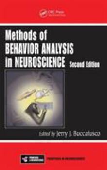 Hardcover Methods of Behavior Analysis in Neuroscience Book