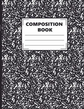 Paperback Black and White Composition Notebook Journal Paperback 140 Pages (8.5" x 11") Book
