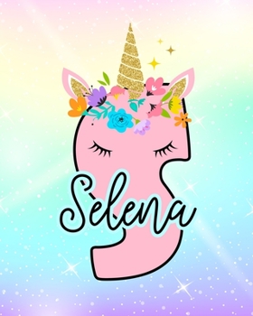 Selena: Girls Unicorn Journal to Write In | Personalized Journal