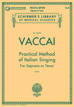 Paperback Practical Method of Italian Singing Book/Online Audio [French] Book
