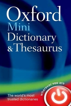 Paperback Oxford Mini Dictionary and Thesaurus Book