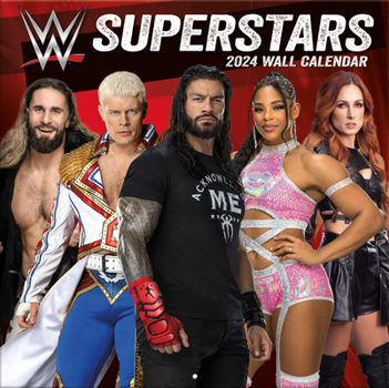 Office Product WWE Superstars 2024 Wall Calendar Book