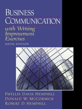 Paperback Business Communication with Writing Improvement Exercises Book