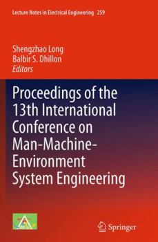 Paperback Proceedings of the 13th International Conference on Man-Machine-Environment System Engineering Book