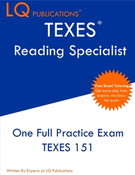 Paperback TEXES Reading Specialist: One Full Practice Exam - Free Online Tutoring - Updated Exam Questions Book