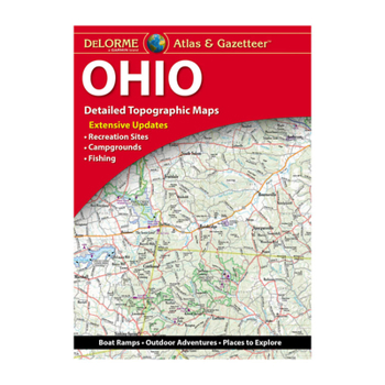 Paperback Delorme Atlas & Gazetteer: Ohio Book