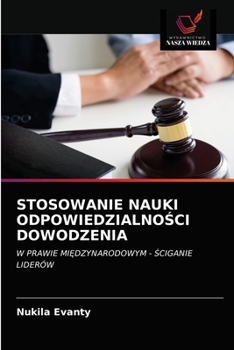 Paperback Stosowanie Nauki Odpowiedzialno&#346;ci Dowodzenia [Polish] Book