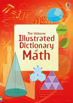 Paperback Usborne Illustrated Dictionary of Math Book