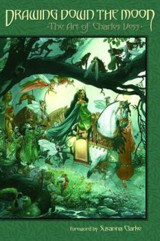 Hardcover Drawing Down the Moon: The Art of Charles Vess Book