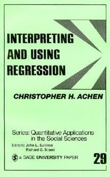 Paperback Interpreting and Using Regression Book