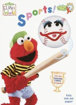 Paperback Elmo's World: Sports! (Super Coloring Time) Book