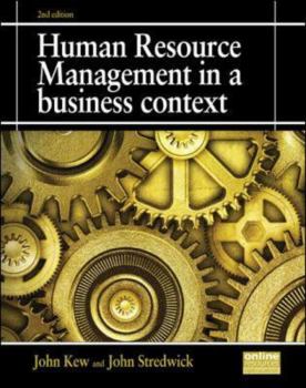 Paperback Human Resource Management in a Business Context Book