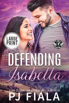 Paperback Defending Isabella [Large Print] Book