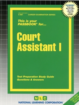 Paperback Court Assistant I Book