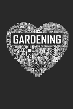 Gardening Heart: 6x9 Ruled Notebook, Journal, Daily Diary, Organizer, Planner